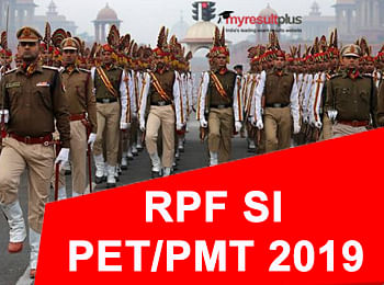 RPF SI PET/PMT Exam Alert 2019, Download Admit Card