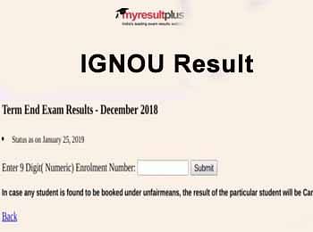 IGNOU December Exam Result 2018 Expected Today