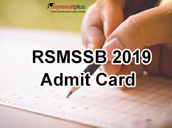 RSMSSB 2019: Admit Card Released, Download Now