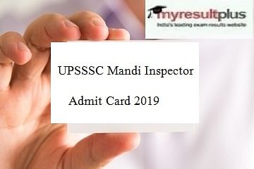 UPSSSC Mandi Inspector Admit Card 2019 Released