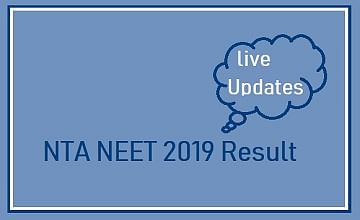 Live Updates: NTA NEET 2019 Result Declared, Nalin Khandelwal got the 1st Rank