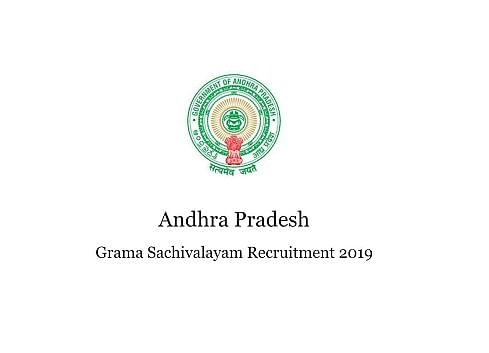 AP Grama Sachivalayam Recruitment 2019: Applications are Invited on More Than 1.6 Lakhs Vacant Posts