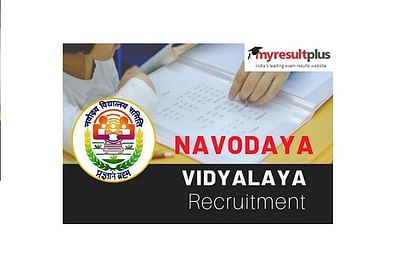 NVS PGT, TGT Recruitment Process Concludes Today, Apply Now