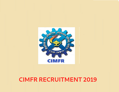 CIMFR Project Assistant Recruitment Interview to be conducted from November 18 to 22