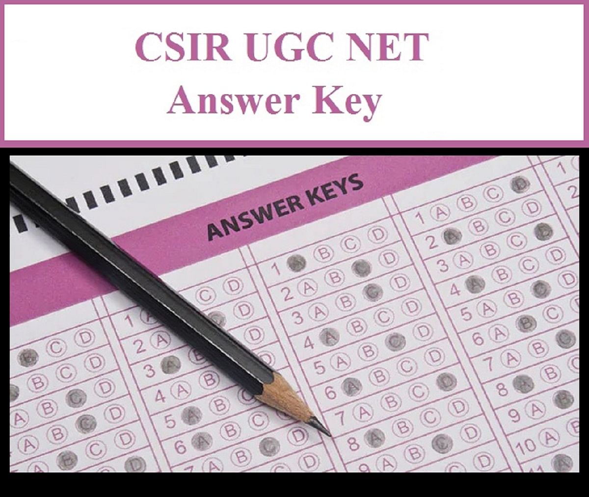 CSIR NET Final Answer Key 2019 Released, Download Here