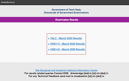TN SSLC Result 2020 Declared, Check Now