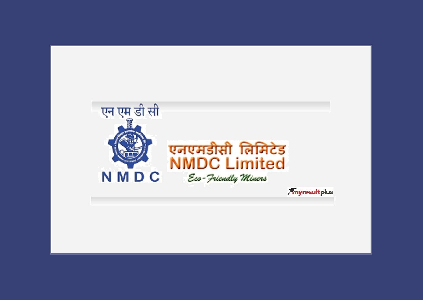 NMDC Admit Card 2022 for Electrician, Field Attendant Released, Download Link Here