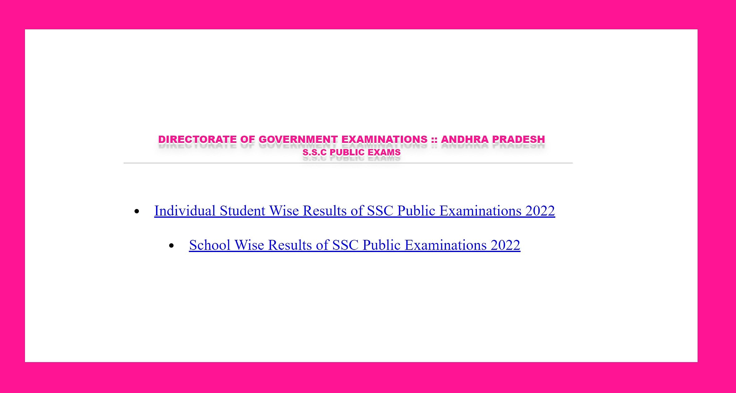 AP SSC Result 2022 OUT: Girls Surpass Boys, Check Pass Percentage and Stats Here