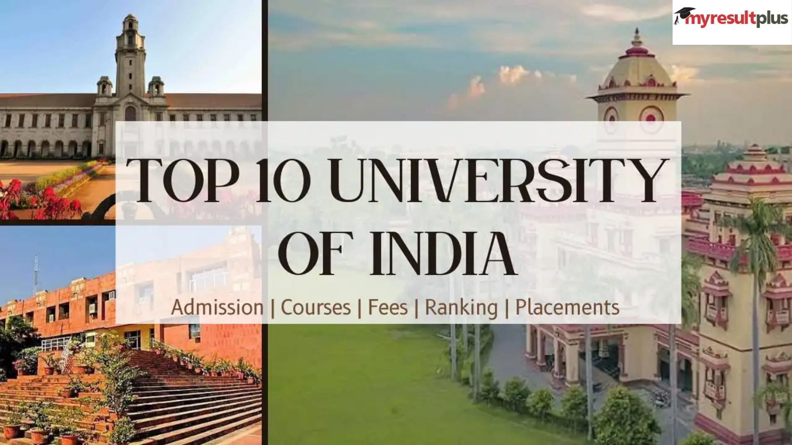 Nirf Ranking 2023 Iisc Bangalore Ranked Best University, Followed By