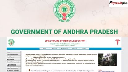 APMSRB Assistant Professor 2023: Registration Ongoing for 590 Posts at dme.ap.nic.in, How to Apply