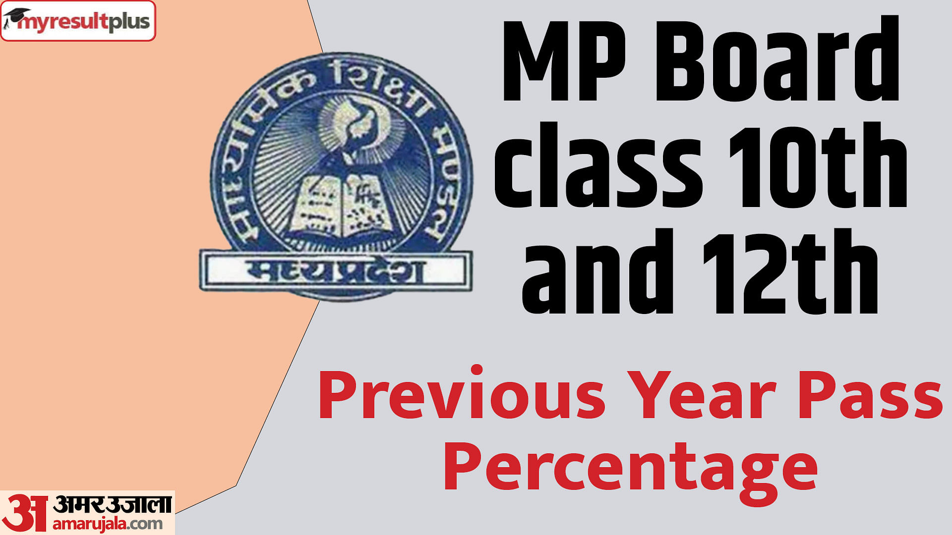 MP Board Result 2024 out now at results.amarujala.com, Check previous year pass percentage, topper list here