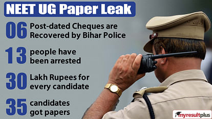 NEET UG Paper Leak: Bihar Police recover 6 post-dated cheques 'issued for question paper facilitators'