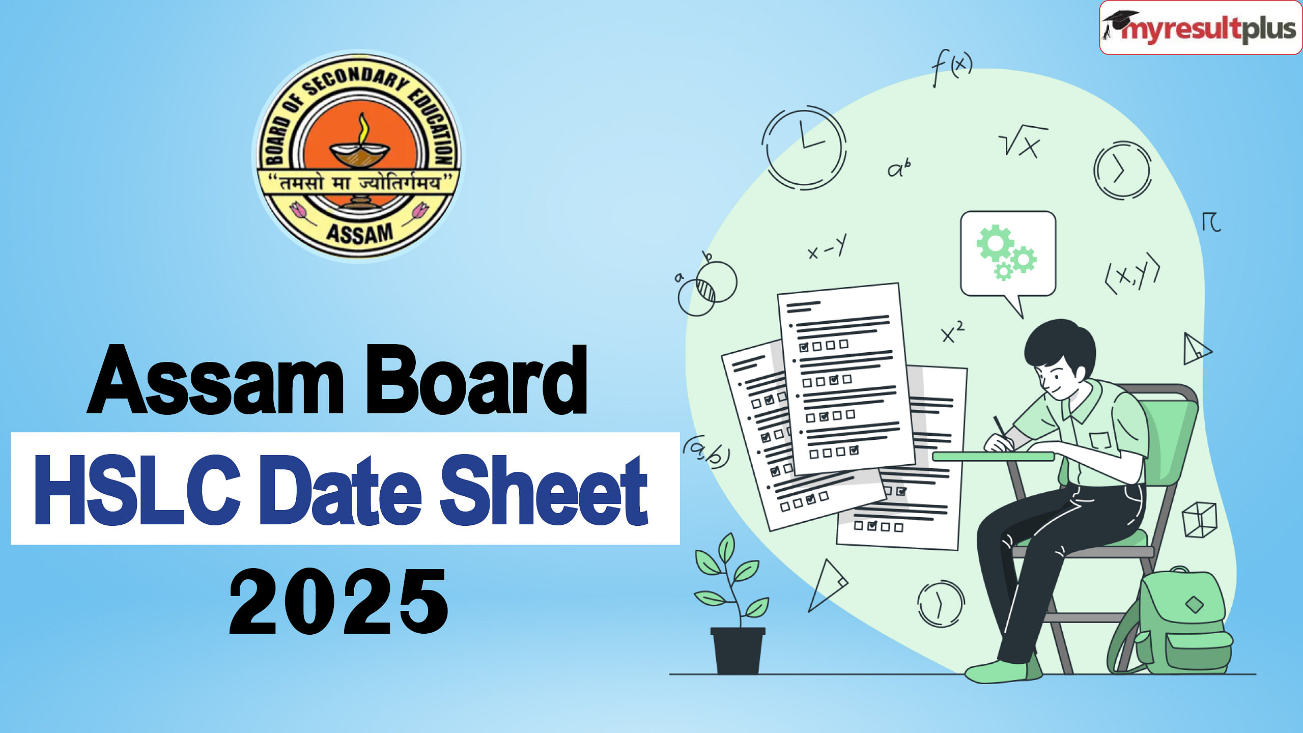 Assam Board HSLC Date Sheet 2025 out; exams from February 15, Check the full schedule here