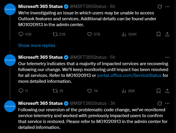 Microsoft Outlook  Down: माइक्रोसॉफ्ट आउटलुक का सर्वर डाउन, हजारों उपयोगकर्ताओं के अकाउंट्स अचानक हुए लॉग आउट