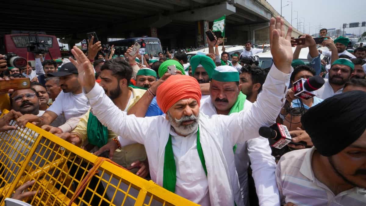 किसान आंदोलन में राकेश टिकैत (फाइल फोटो)