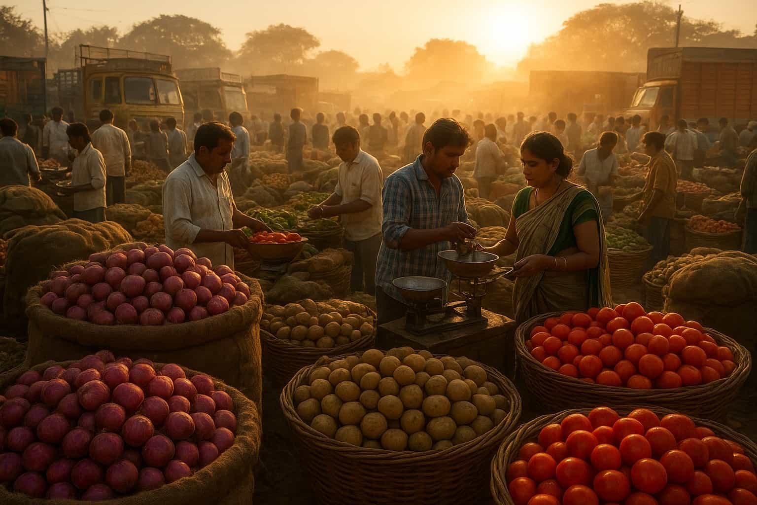 जानें सब्जियों के मंडी भाव।