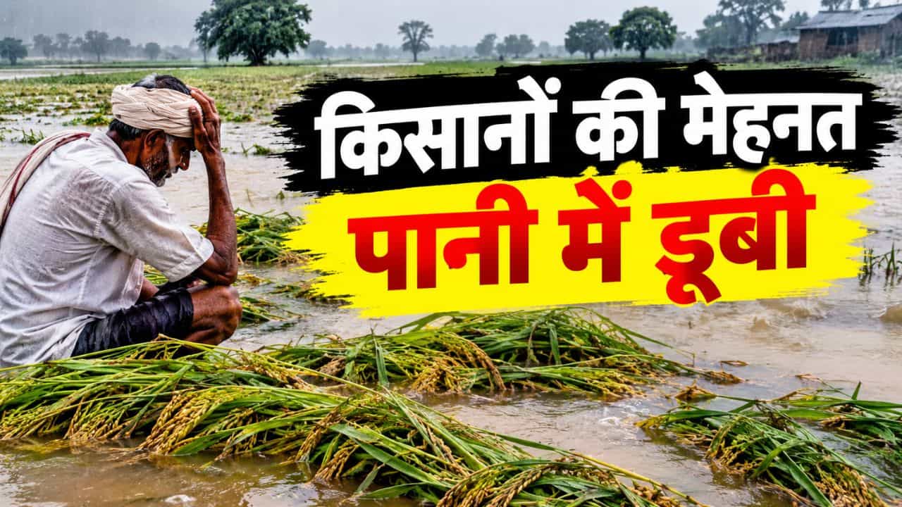 यूपी में किसानों की महीनों की मेहनत बर्बाद