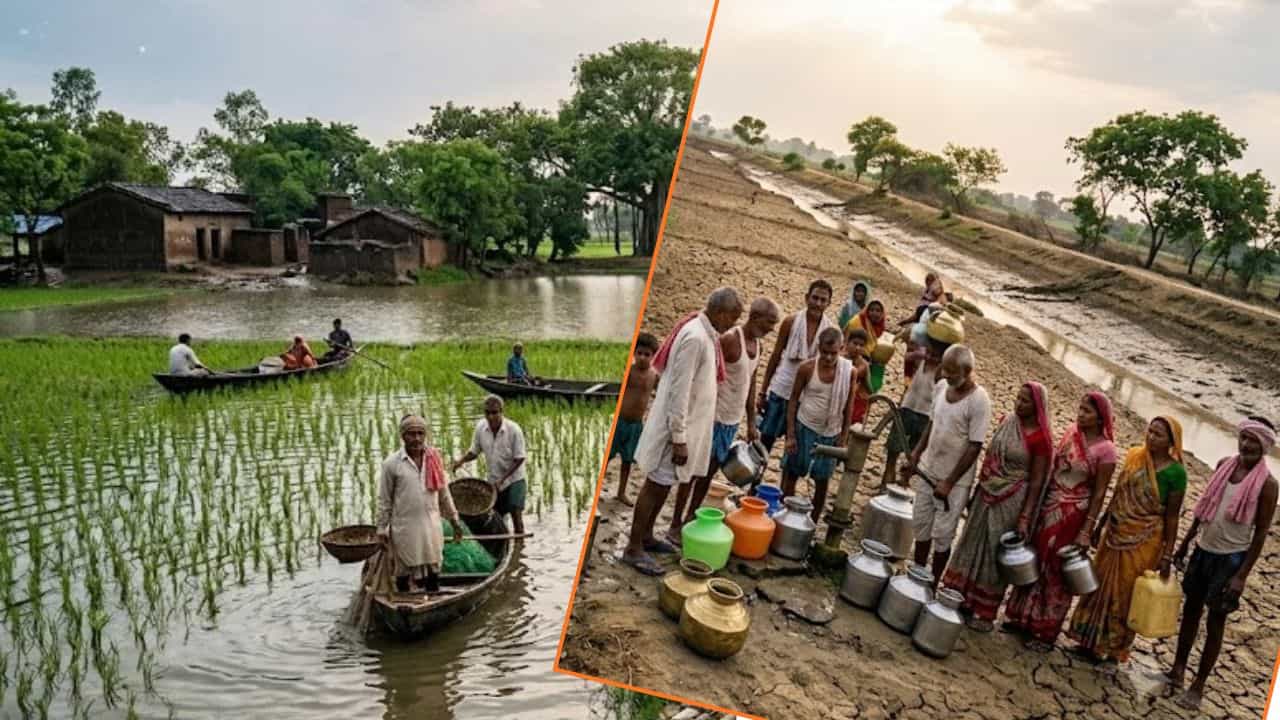 यूपी में खूब बरसा पानी : फिर भी 20 जिले प्यासे