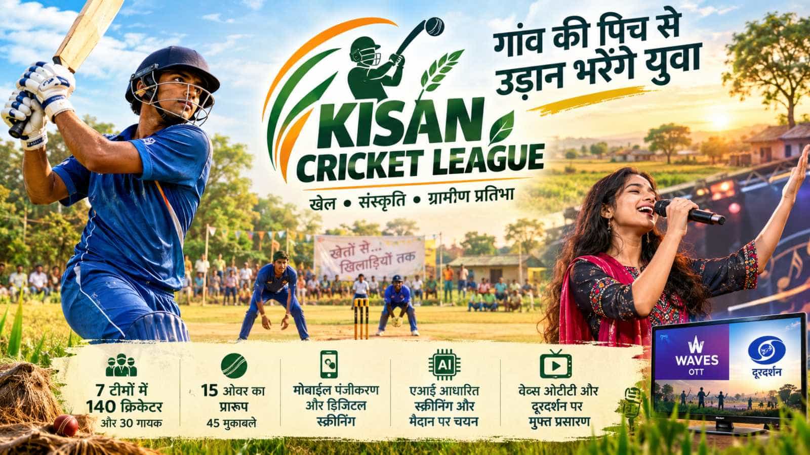 ग्रामीण प्रतिभाओं की खोज मोबाइल आधारित पंजीकरण और डिजिटल ऑडिशन से शुरू होगी।