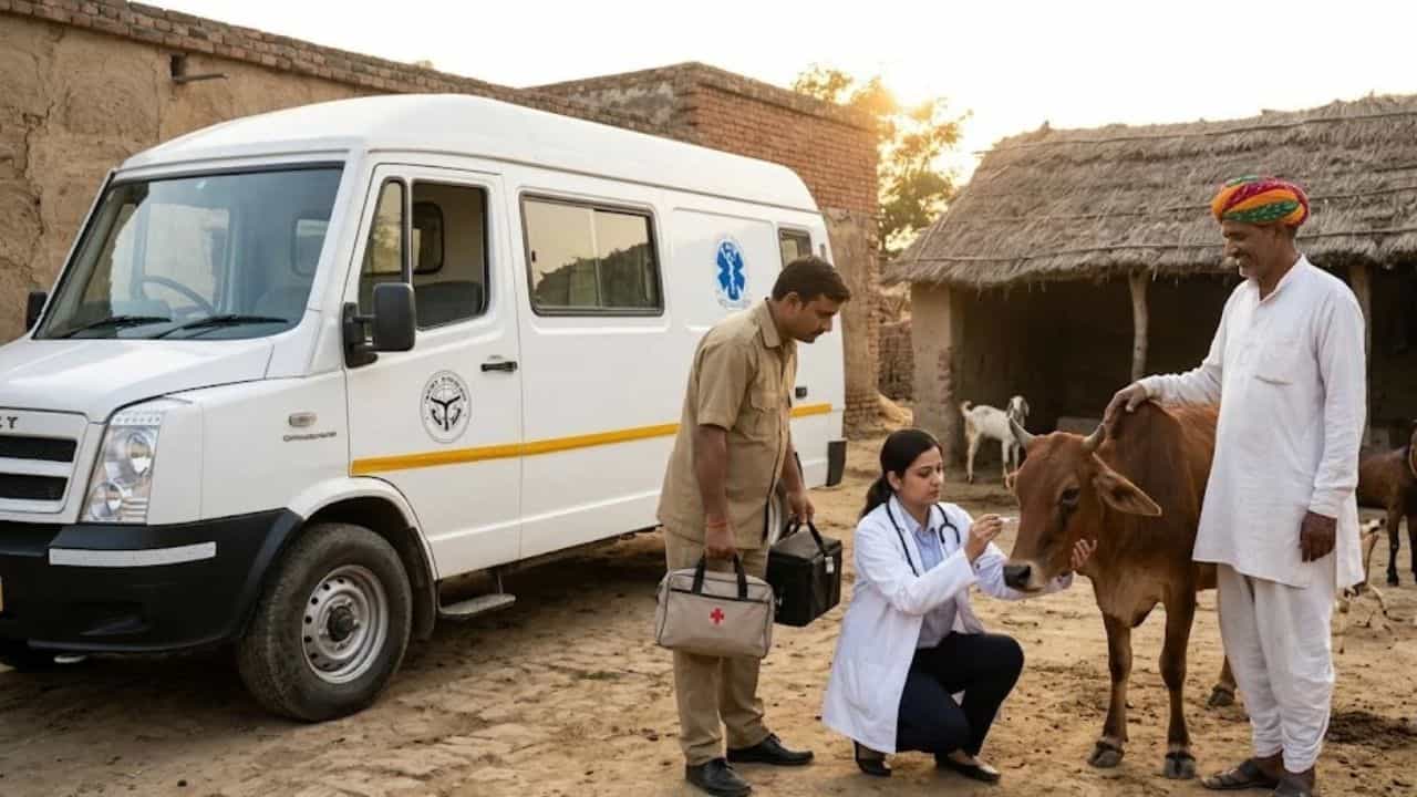 UP में बीमार मवेशियों के इलाज के लिए 1962 पर करें कॉल