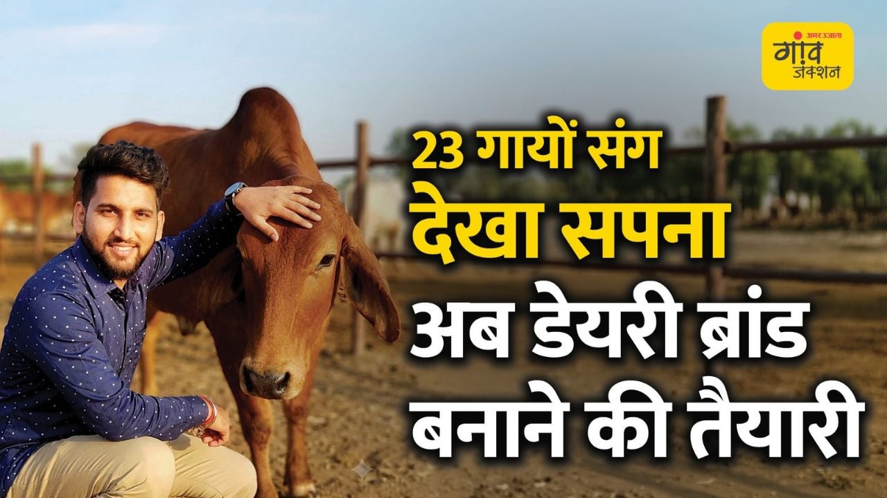 23 गायों संग देखा सपना, अब डेयरी ब्रांड बनाने की तैयारी