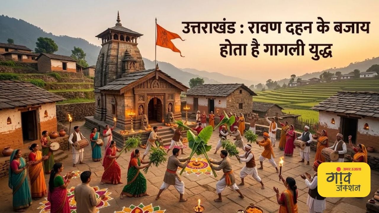 उत्तराखंड : रावण दहन के बजाय होता है गागली युद्ध