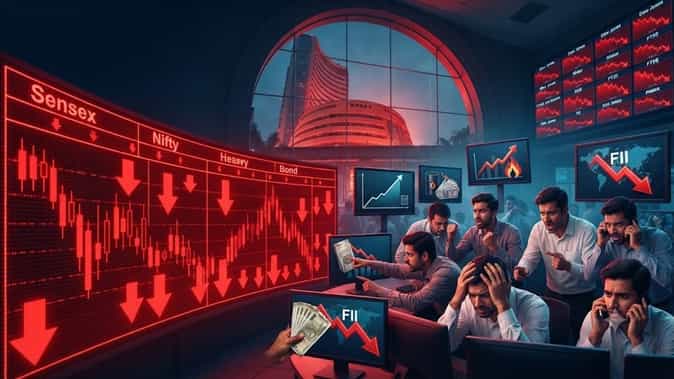 Sensex Crash: शेयर बाजार में भूचाल, 700 अंक टूटा Sensex