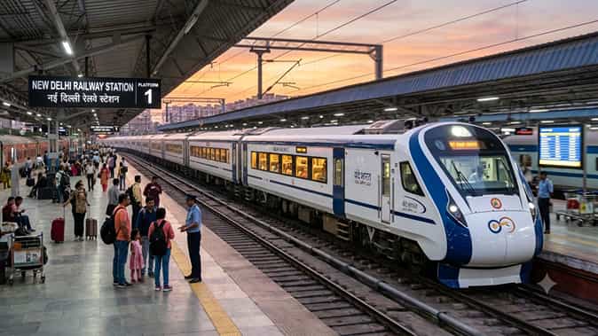 Vande Bharat Sleeper Trains: वंदे भारत स्लीपर ट्रेनों में मिलेगा हवाई जहाज जैसा लजीज खाना Vande Bharat Sleeper Trains: वंदे भारत स्लीपर ट्रेनों में मिलेगा हवाई जहाज जैसा लजीज खाना