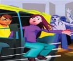Girl jumps out of autorickshaw to escape eve teasing