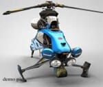 One student made one seater helicopter