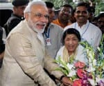 lata mangeshkar endorses narendra modi