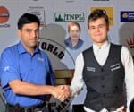 World chess championship: anand vs Carlsen.