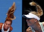 hair style of tennis players at australian open