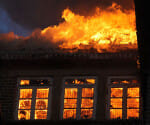 fire in Infosys building, escape
