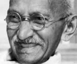 up governer gave tribute to gandhi ji.