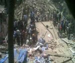 Residential building collapsed, Many underroof