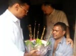 Arvind Kejriwal met the person, Lali, who attacked him yesterday