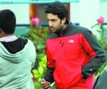 abhishek bachchan, Asin in shimla for shooting