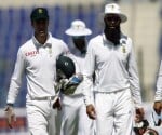 South Africa win the match against Zimbabwe.