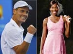 Tennis stars Venus Williams and Tomas Berdych bare their ace bodies for ESPN Magazine