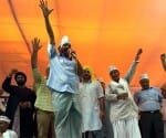arvind kejriwal's railly at jantar mantar