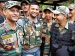 suresh raina visited loc at kashmir encourage jawans