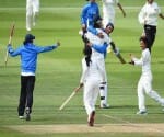 indian women team close to win only test match.