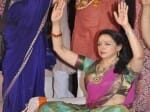 hema malini celebrate janamastami in mathura