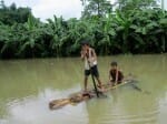 people suffered by floods.