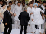 ex prime minister manmohan singh at veer bhumi.