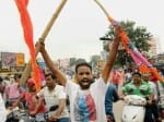 Demolition during  protest in ranchi