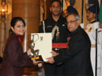 President Mukherji felicitated players with Arjun Awards.