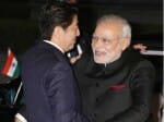 prime minister narendra modi arrives at osaka airport