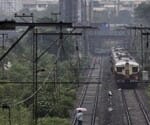 stone pelting on a running train in up.